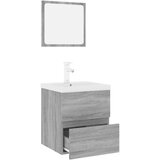 Set kupaonskog namještaja boja hrasta sonome konstruirano drvo | Eponuda.com
