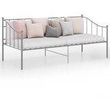 vidaXL Okvir za krevet na razvlačenje sivi metalni 90 x 200 cm | shoptok.hr