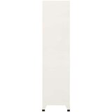  Omara s ključavnico siva in modra 90x45x180 cm jeklo | Shoptok.si
