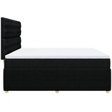  Krevet s oprugama i madracem crni 180x200 cm od tkanine | shoptok.hr