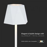  LED prigušiva punjiva stona lampa LED/4W/5V 3000-6000K 1800 mAh bela | Eponuda.com