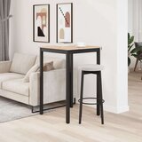  Stol za bar Prirodna 110 x 55 x 105 cm Čvrsto borovo drvo | shoptok.hr