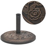 vidaXL Stalak za Suncobran od Smole Okrugli Boja Bronce 9 kg | shoptok.hr