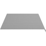  Zamjenska tkanina za tendu antracit-bijela 4 x 3 m Cijene