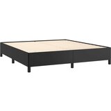  Posteljni okvir črn 160x200 cm umetno usnje, (20727123) | Shoptok.si