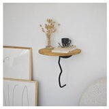 Hanah home zidna polica leo black oak