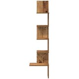  Kutna zidna polica boja drva 32x32x127,5 cm konstruirano drvo | Eponuda.com