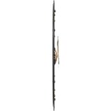  Zidni sat crni Ø 60 cm željezni | shoptok.hr