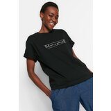 Trendyol T-Shirt - Black - Boyfriend Cene