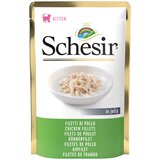 Schesir Varčno pakiranje v želeju vrečke za mačke 24 x 85 g - Kitten piščančji file Cene
