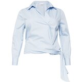 Guido Maria Kretschmer Curvy Collection Bluza 'Mariella' svetlo modra | Shoptok.si