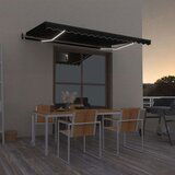 Tenda Avtomatska tenda LED + senzor 450x350 cm antracitna Cene
