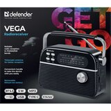  Radioprijemnik Defender Vega, prijenosni bežični, FM/AM/SW, BT, RMS 5W | shoptok.hr