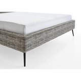 Meise M&amp;ouml;bel Temno zelena oblazinjena zakonska postelja brez letvenega dna 160x200 cm Infinity &amp;ndash; Slike