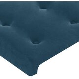  Uzglavlje s ušima tamnoplavo 83 x 23 x 118/128 cm baršunasto | shoptok.hr