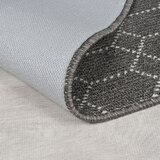 Flair Rugs Temno siv pralen tekač 57x230 cm Argyll – | Shoptok.si