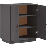  Komoda siva 65,5x40x75 cm trdna borovina, (20653942) | Shoptok.si