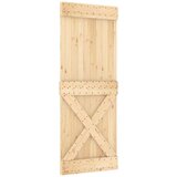  Vrata NARVIK Prirodna 80 x 210 cm Čvrsta borovina - Prirodna 80 x 210 cm križni dizajn | shoptok.hr