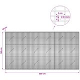  Gabion s žicom debljine 3,5 mm i mrežom 5x2,5 cm 300x10x150 cm | shoptok.hr