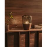Kave Home Zelena/v temni naravni barvi namizna svetilka s steklenim senčilom (višina 30 cm) Silex – | Shoptok.si