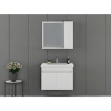 Hanah home amore 80 - set kupatilske nameštaja u mat beloj boji (2 komada) | Eponuda.com