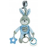 Baby Mix plišani zeko s vibracijom grey-blue | shoptok.hr