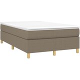  Krevet s oprugama i madracem smeđesivi 120 x 190 cm od tkanine | shoptok.hr