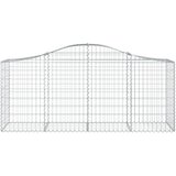  Lučne gabionske košare 14 kom 200x50x80/100cm pocinčano željezo | shoptok.hr