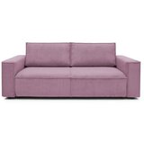 Bobochic Paris Roza raztegljiva sedežna garnitura iz rebrastega žameta Bobochic Paris Nihad, 245 cm Cene