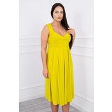 Kesi Dress with wide straps kiwi Cijene