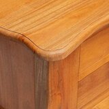  Bocni stol Prirodna 60 5 x 30 x 61 cm Čvrsto mahagonijsko drvo | shoptok.hr