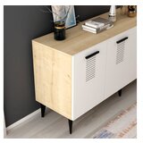 Hanah home asimo - sapphire oak, white sapphire oakwhite console | ePonuda.com