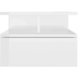 vidaXL Viseći noćni ormarići 2 kom sjajni bijeli 40x31x27 cm iverica | shoptok.hr