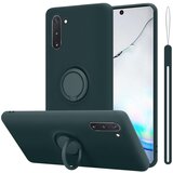 Cadorabo Ohišje, združljiv s Samsungom v tekoči zeleni barvi - zaščitni pokrov iz fleksibilnega silikona TPU z obročem, (20586220) Cene