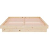  Posteljni okvir iz trdnega lesa 135x190 cm, (20644377) | Shoptok.si