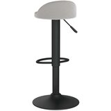  Barski stolček svetlo siv žamet, (20967788) | Shoptok.si