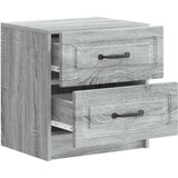  Noćni ormar s ladicama 2 pcs Siva sonoma 43 x 34,5 x 44,5 cm | shoptok.hr