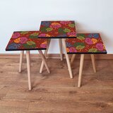 Hanah home set stolića za kafu 3Shp140, 3 dijela, šareni | Eponuda.ba