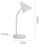 Just LIGHT. 11248-16 - LED fleksibilna stona lampa PIXIE LED/4,5W/230V bela | Eponuda.com