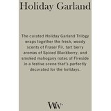 WoodWick Trilogy Holiday Garland di&amp;scaron;eča sveča z lesenim stenjem 453.6 g Slike