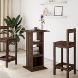  Barski stol s prostorom smeđa boja hrasta 60x60x102 cm drveni | shoptok.hr