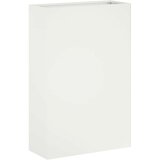  Vrtna saksija Bijela 40 x 20 x 75 cm Čelična vrata | shoptok.hr