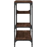  Konzolni stol boja smeđeg hrasta 100x30x75 cm konstruirano drvo | shoptok.hr
