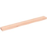 Maison Chic Stenska polica - Viseča Polica 100x10x4 cm neobdelana trdna hrastovina, (21784609) Cene