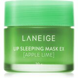 LANEIGE Lip Sleeping Mask EX nočna regeneracijska maska za ustnice odtenek Apple Lime 20 g | Shoptok.si