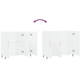  Komoda bijela 90x34x80 cm od konstruiranog drva | shoptok.hr