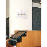 Durable Tablica za vrata CRYSTAL SIGN, iz akrilnega stekla, za DIN A3, VxŠ 420 x 297 mm | Shoptok.si