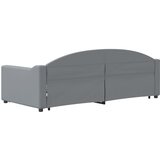  Dnevni krevet na razvlačenje svjetlosivi 90 x 190 cm od tkanine | shoptok.hr