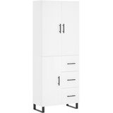  Visoka komoda bijela 69,5x34x180 cm konstruirano drvo | shoptok.hr