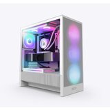 NZXT CASE H5 FLOW WHITE RGB mini-ITX, Micro-ATX, ATX, Mid-tower, 4x fan | Eponuda.ba